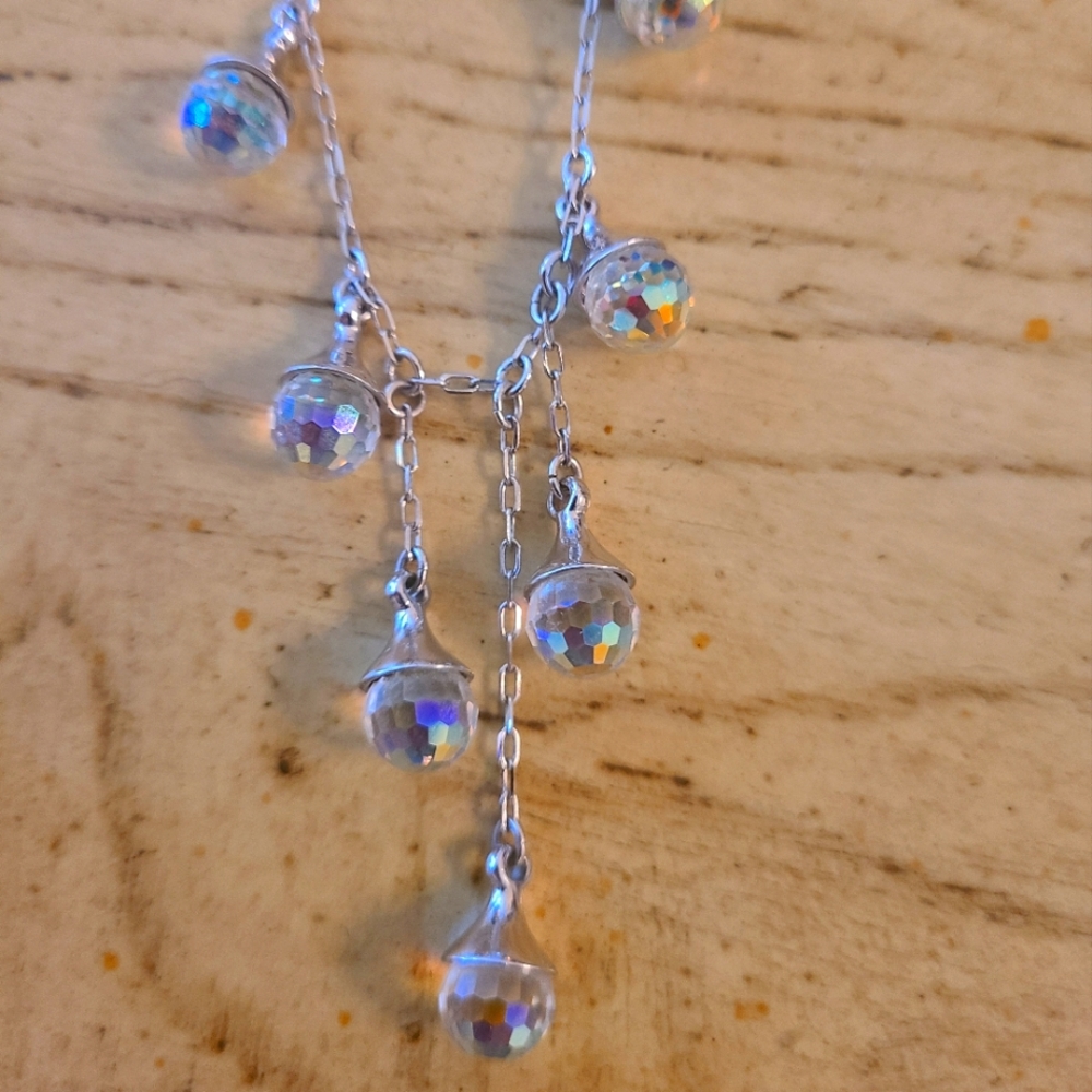 Swarovski beautiful crystal hanging balls.